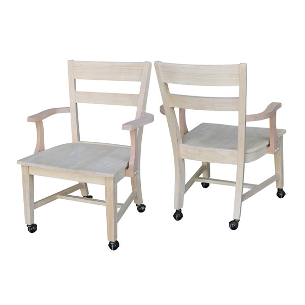 Kitchen Chairs With Wheels Wayfair